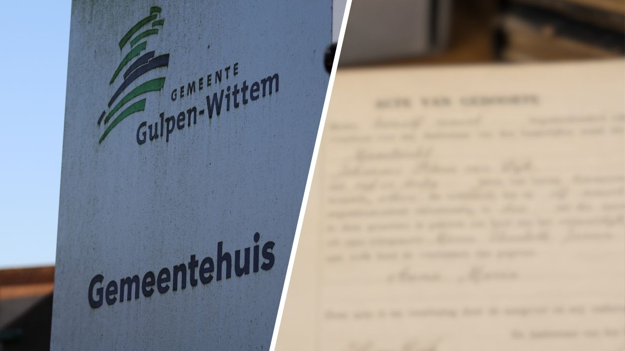 Bijna 200 geboorteakten verdwenen uit gemeentearchief Gulpen-Wittem: oorzaak onduidelijk