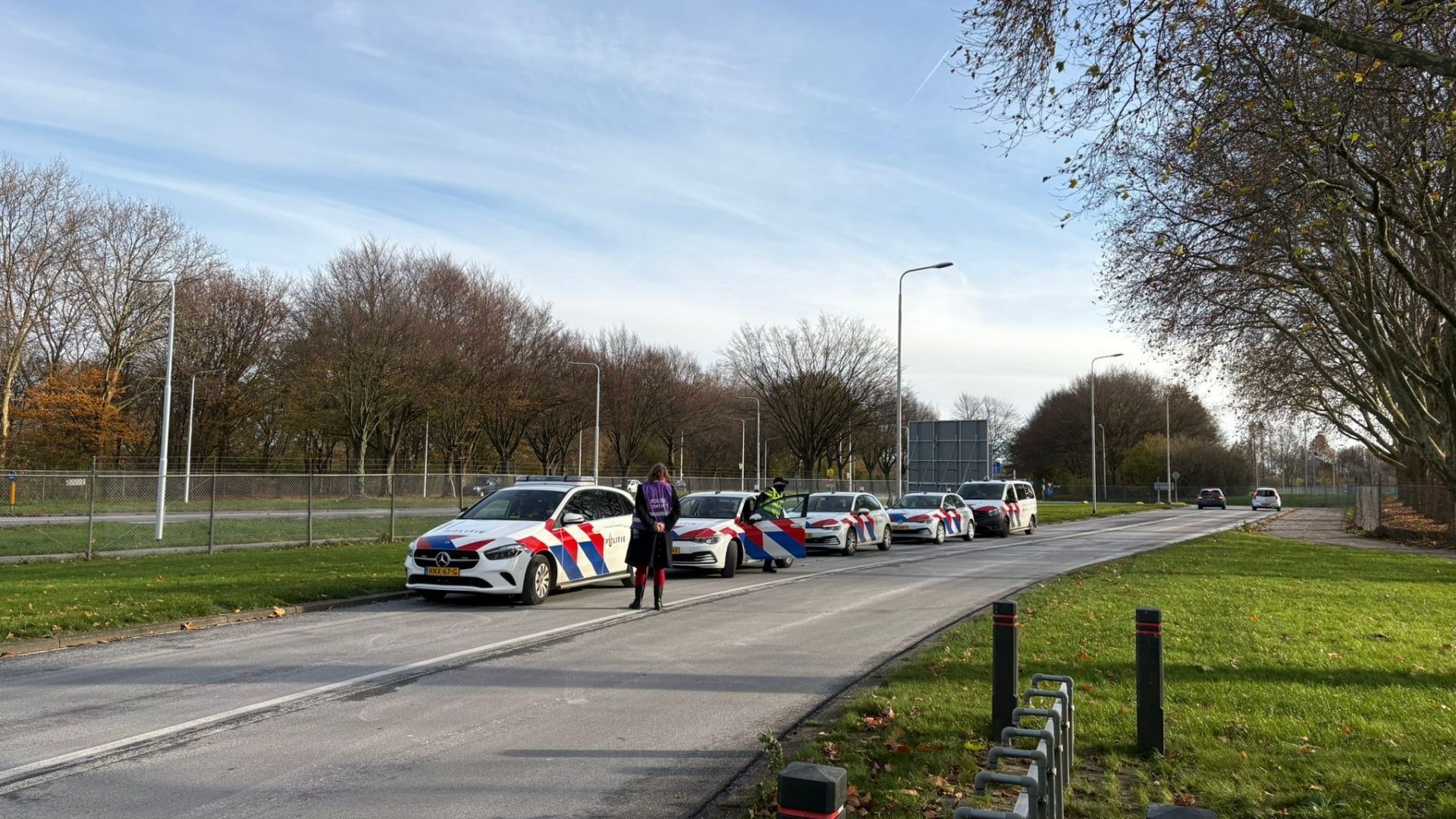 Politie aanwezig bij Extinction Rebellion 